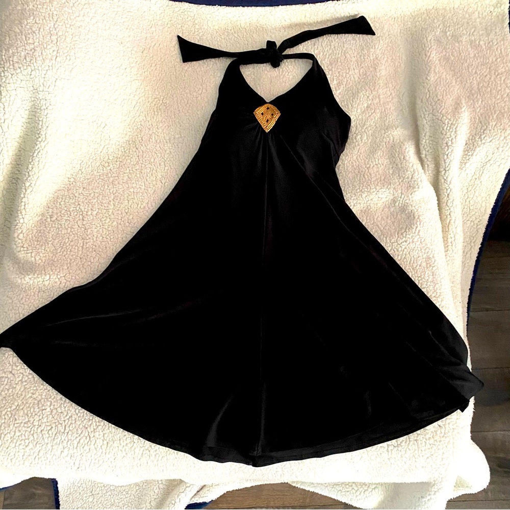 Jones New York Black Halter Dress